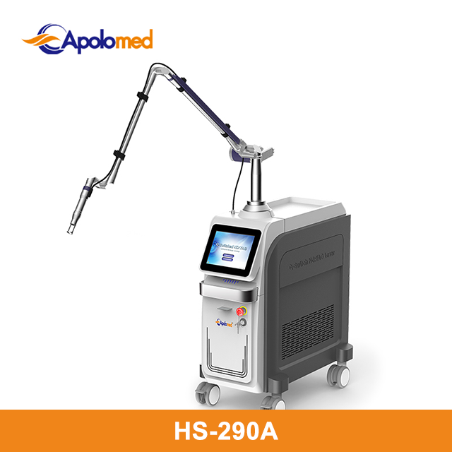 Лазерный аппарат ND YAG с модуляцией добротности Лазерный аппарат для удаления татуировок