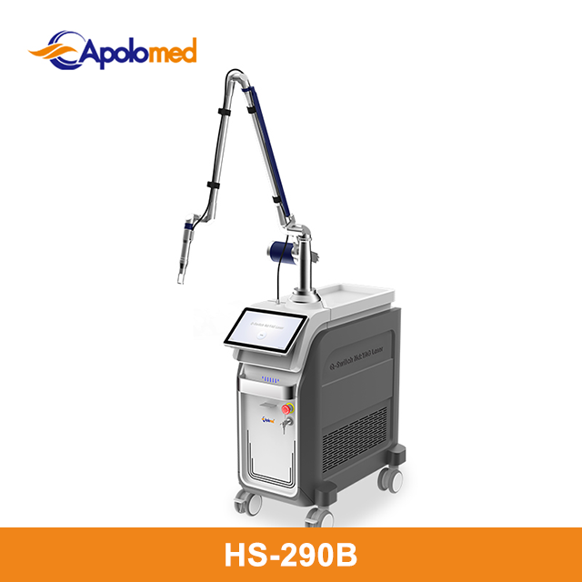 Аппарат ND YAG с модуляцией добротности Лазерный аппарат для удаления татуировок ND YAG